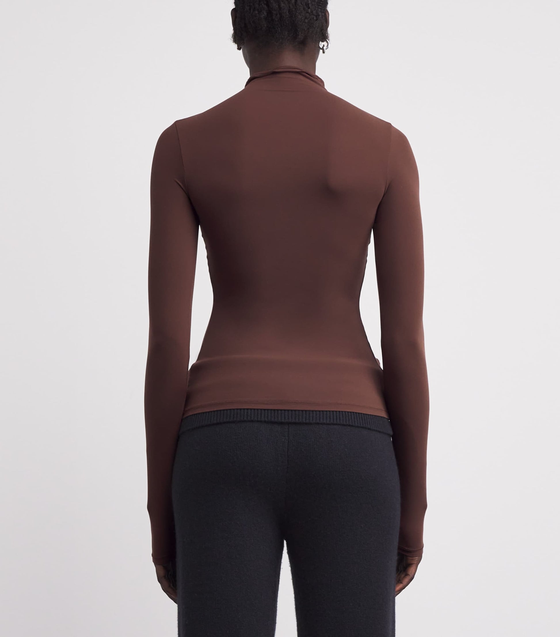 Skims Brown Fits Everyone Rollneck Top