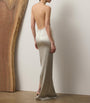 Ralph Lauren Collection Beige Stretch-Satin Corra Maxi Dress