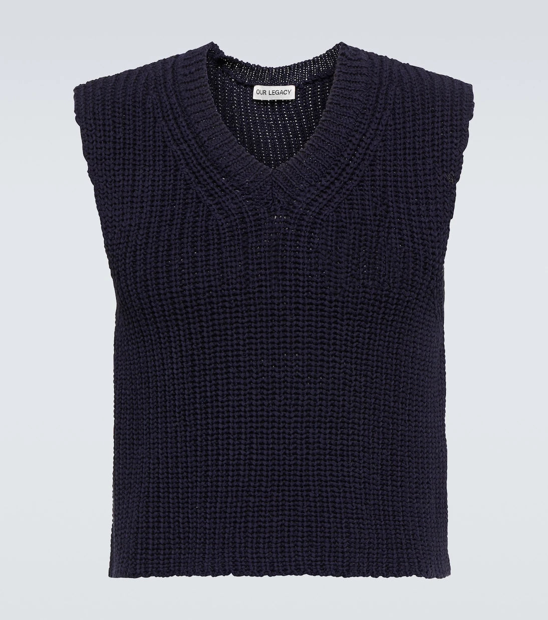 Our Legacy - Intact ribbed-knit cotton sweater vest