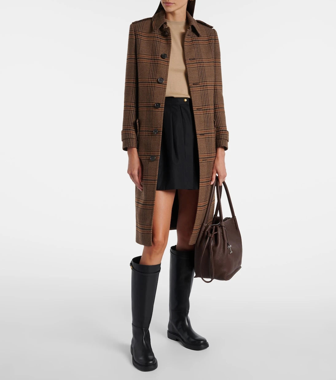 Tod's - Deri, diz hizası çizme