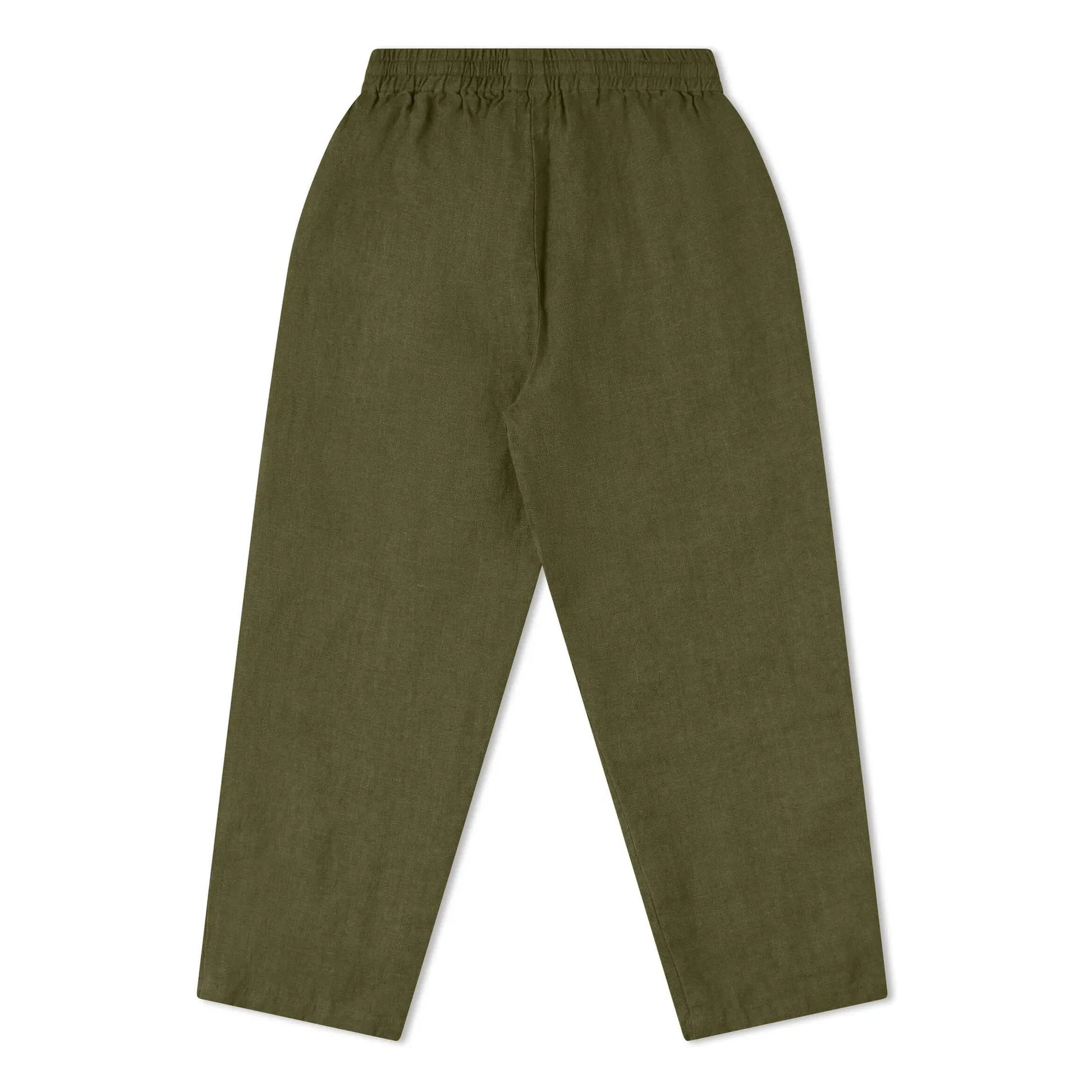Matona - Garden Linen Pants | Olive