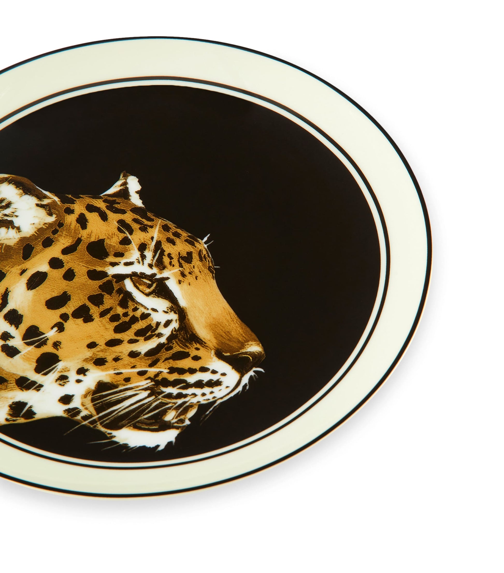Dolce & Gabbana Casa Set of 2 Leopard Bread Plates (17cm)