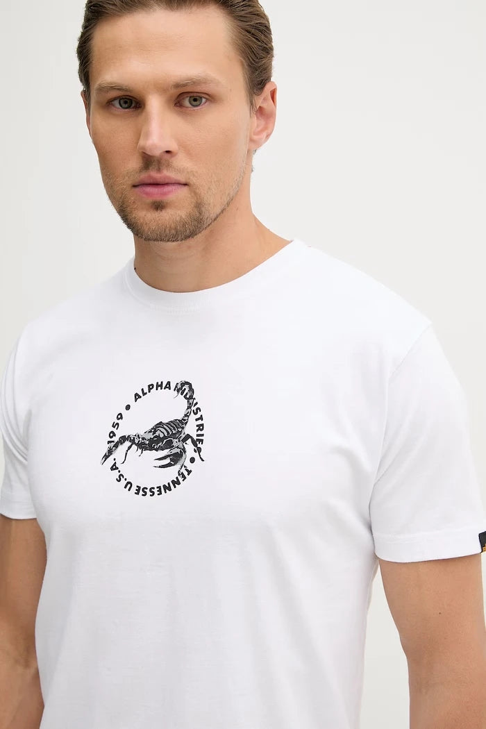 Alpha Industries тениска мъжка памучна US Scorpion Backprint