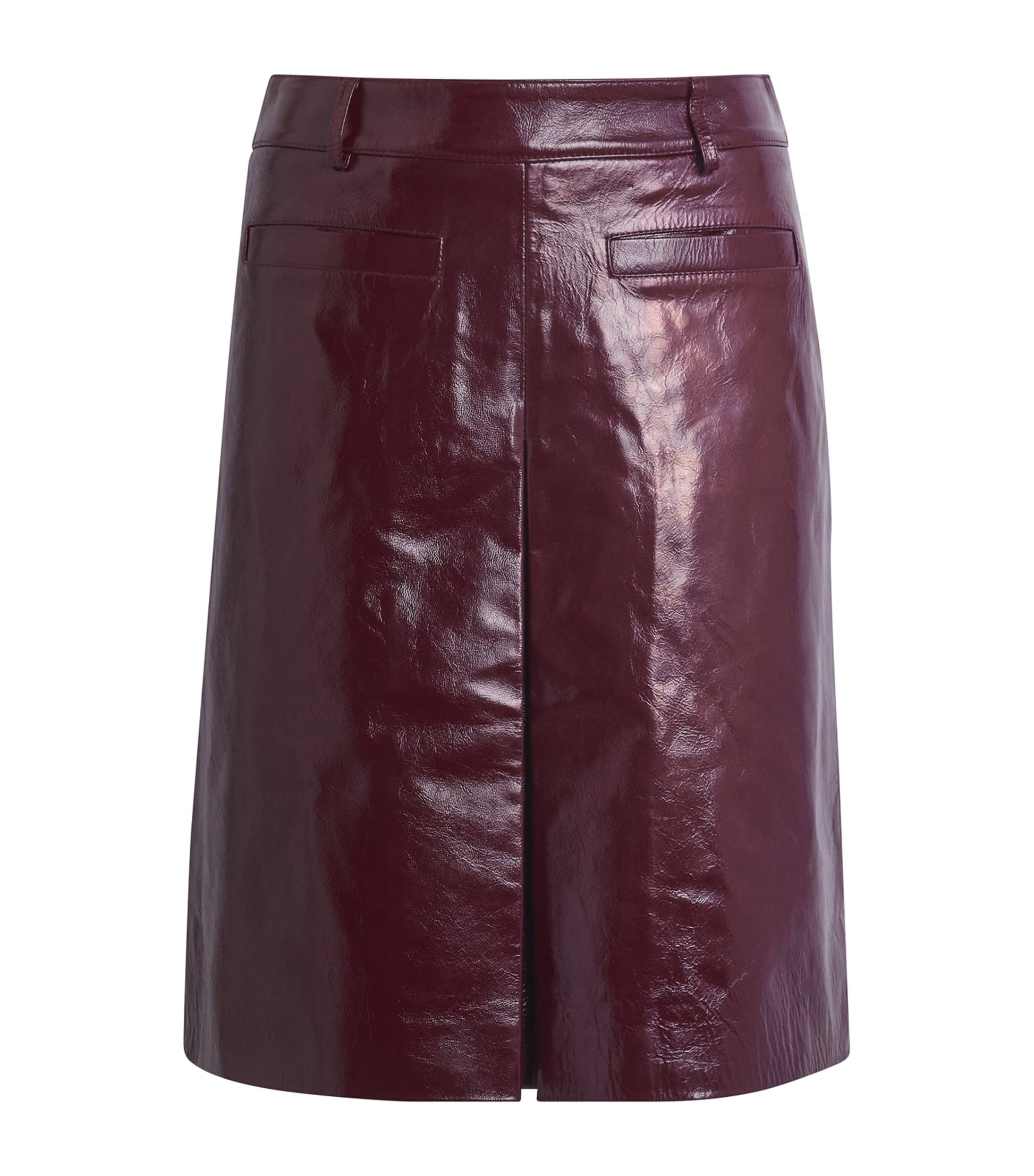 Self-Portrait Patent Leather Mini Skirt