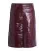 Self-Portrait Patent Leather Mini Skirt
