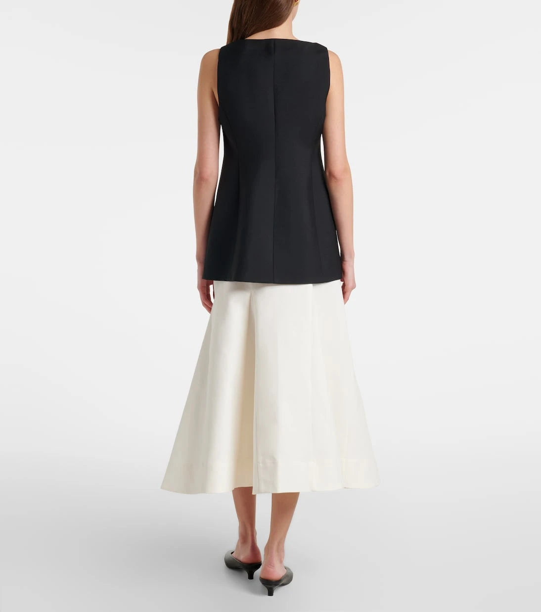 Róhe - Cotton midi skirt