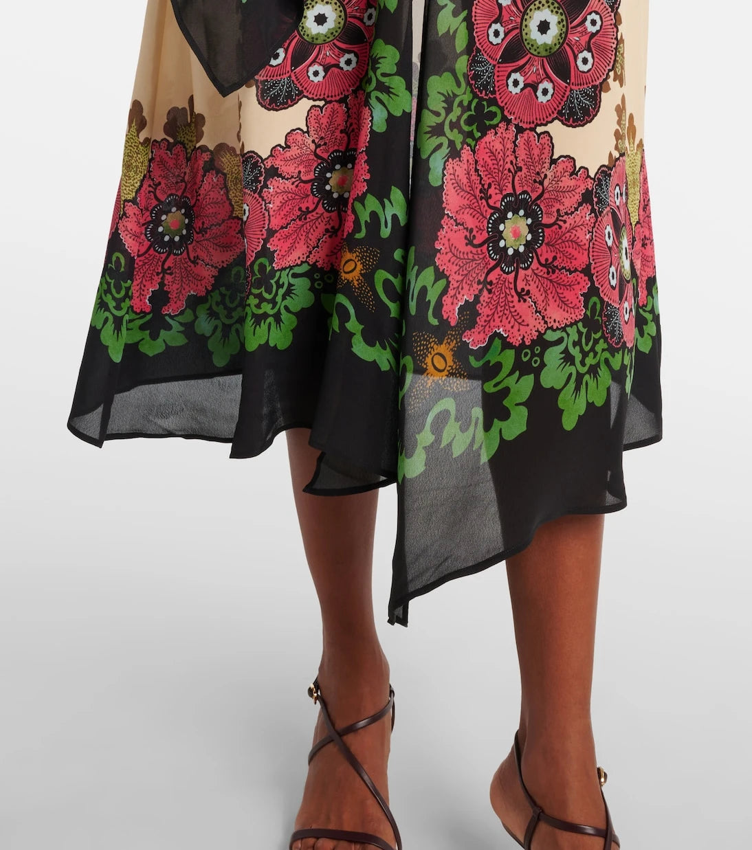 La DoubleJ - Karis floral midi dress
