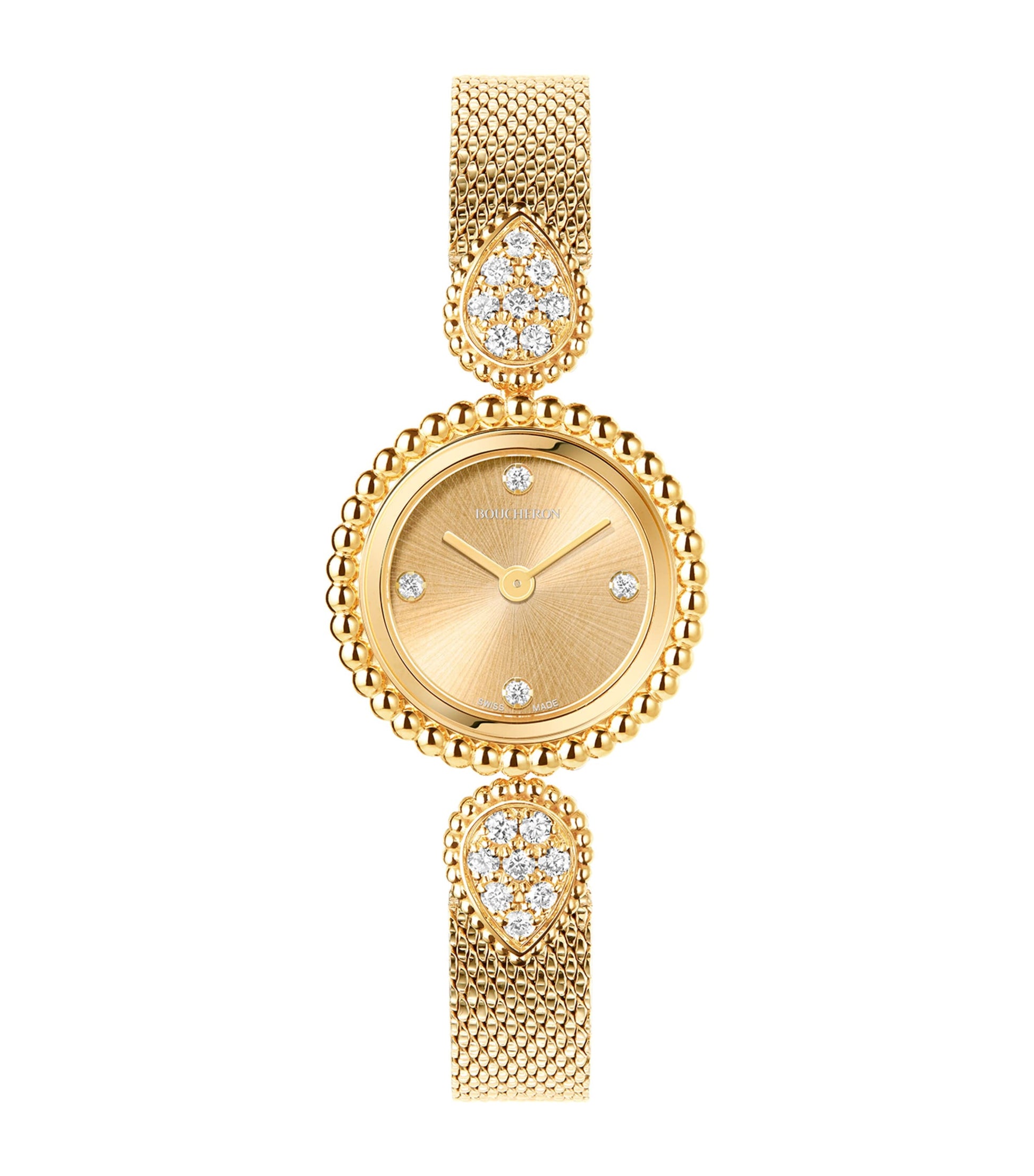 Boucheron Yellow Gold and Diamond Serpent Bohème Watch 23mm