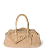 Suede-Shearling Aventure Shoulder Bag