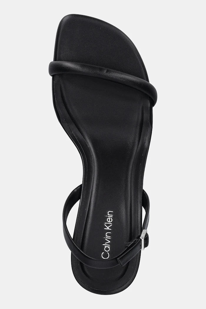 Calvin Klein SCULPT KITT HEEL STRAPPY LTH Deri Sandalet