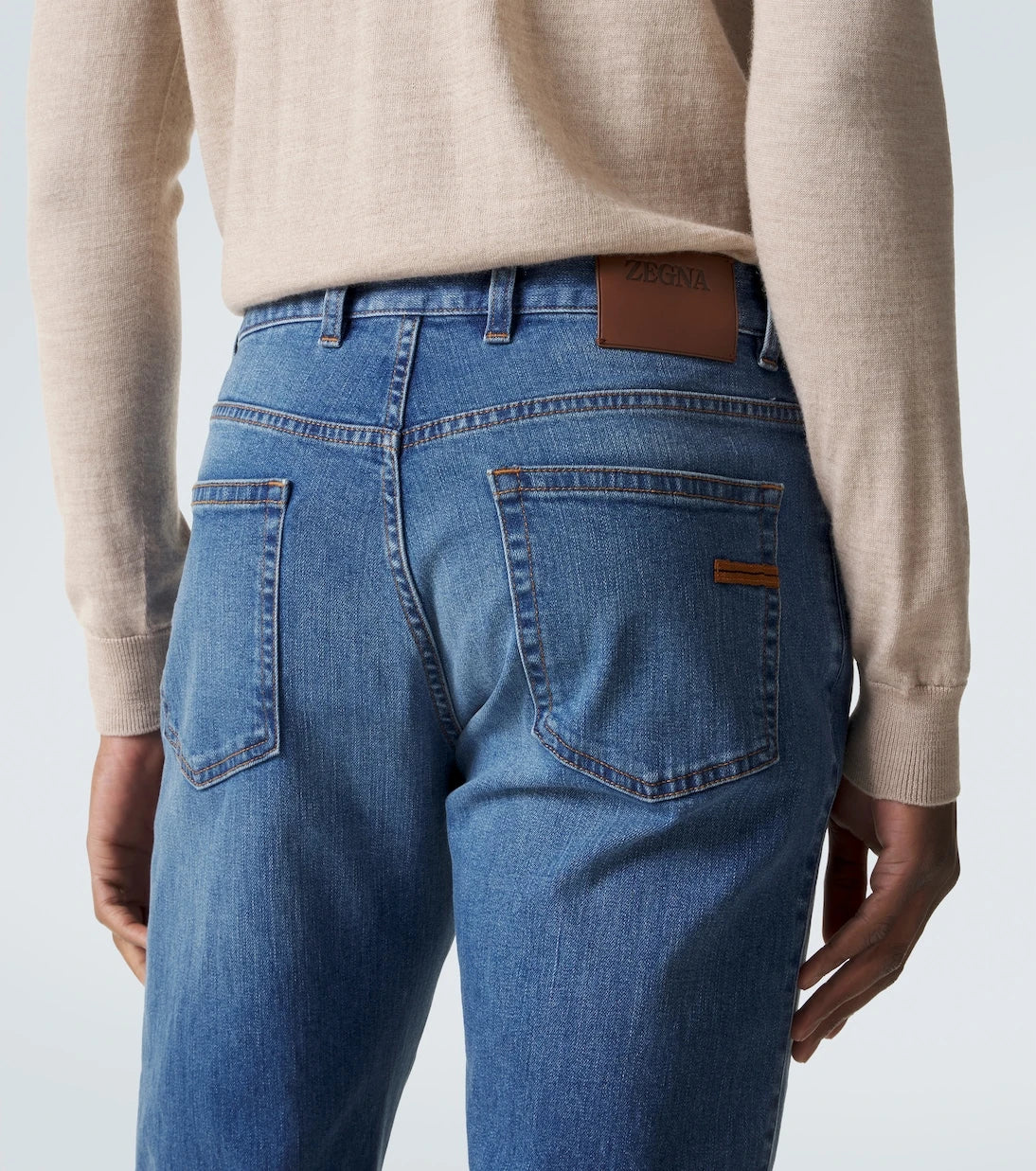 Zegna - Dar kesim kot pantolon