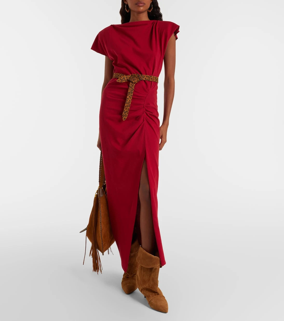 Isabel Marant - Nadela gathered cotton maxi dress