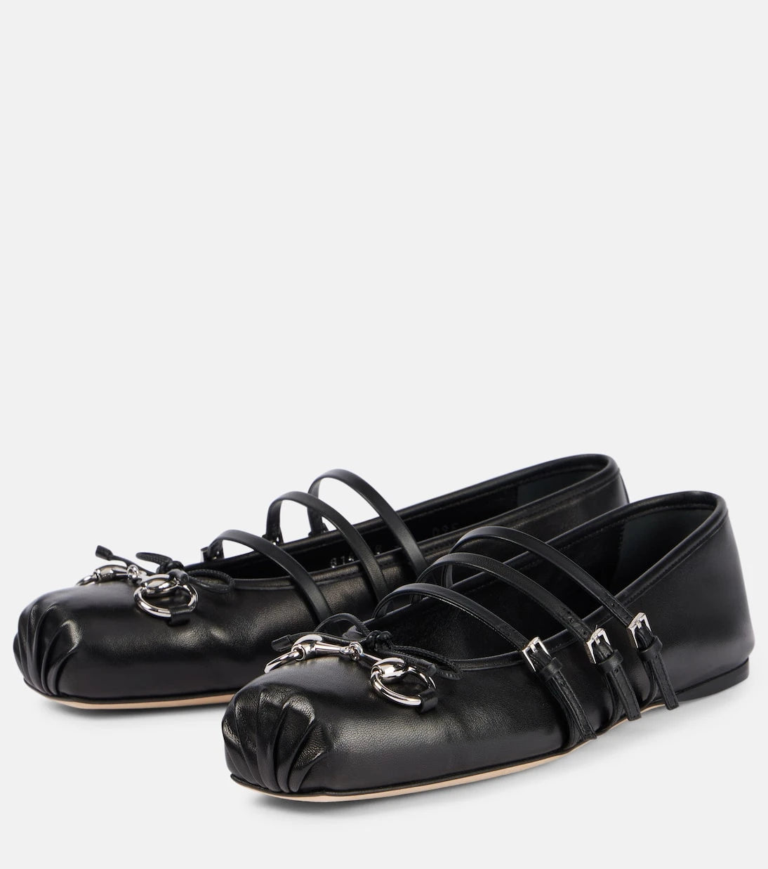Gucci - Gucci Horsebit leather ballet flats