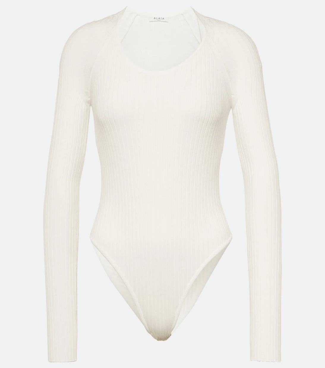 Alaïa - Ribbed-knit bodysuit