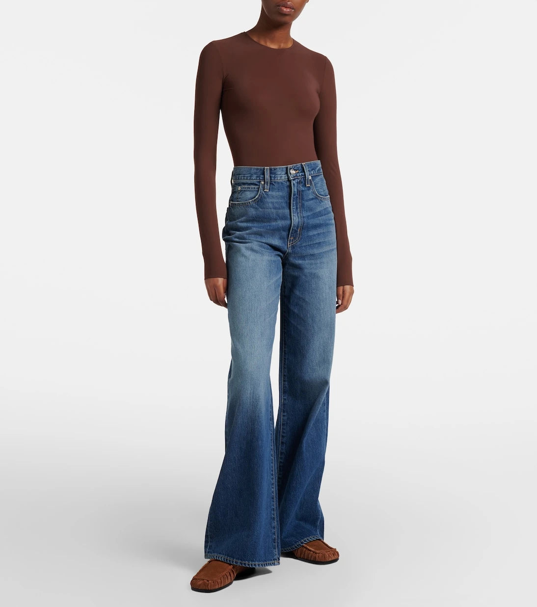 Slvrlake - Eva faded wide-leg jeans