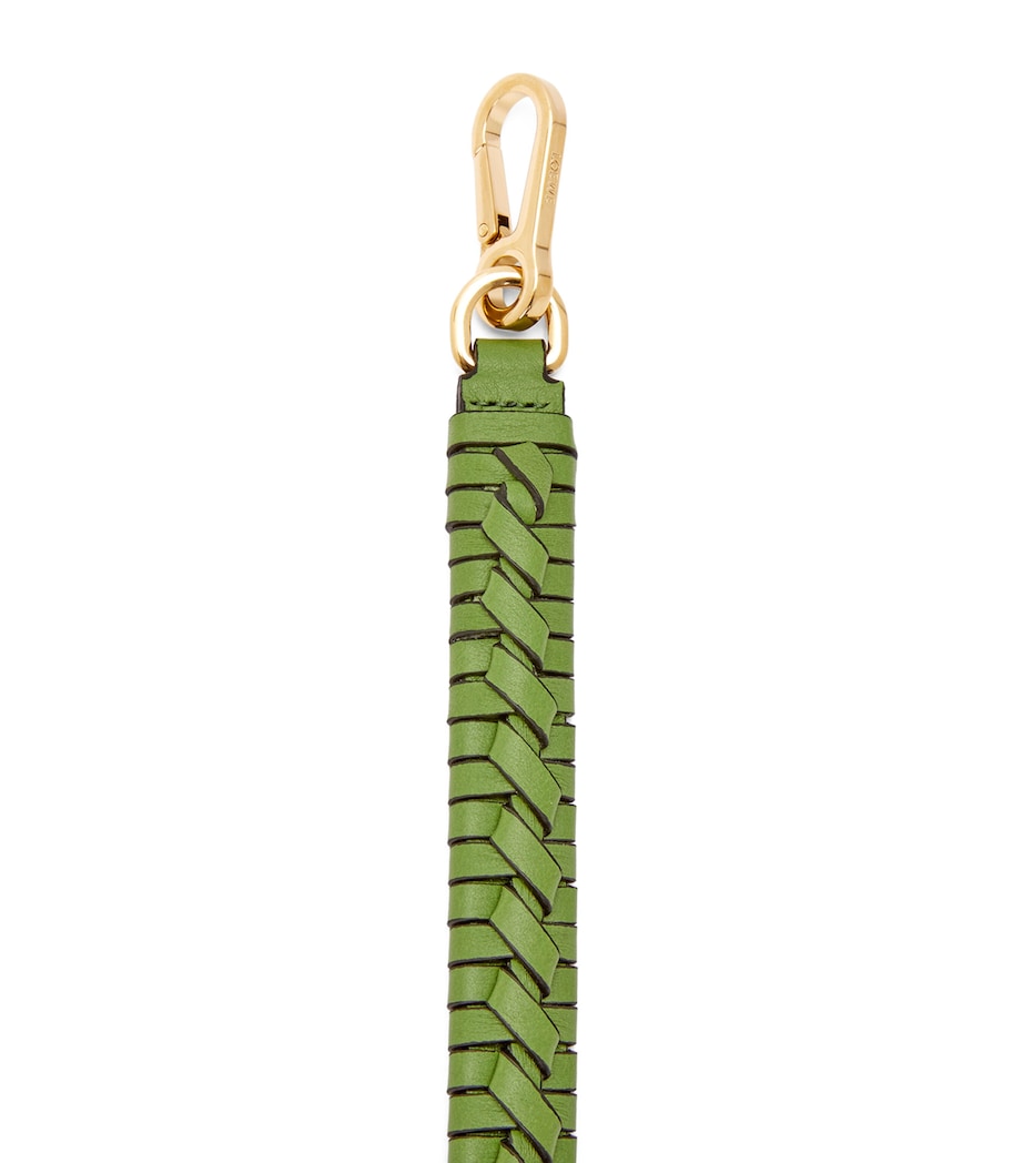 Green Calfskin Braided Strap