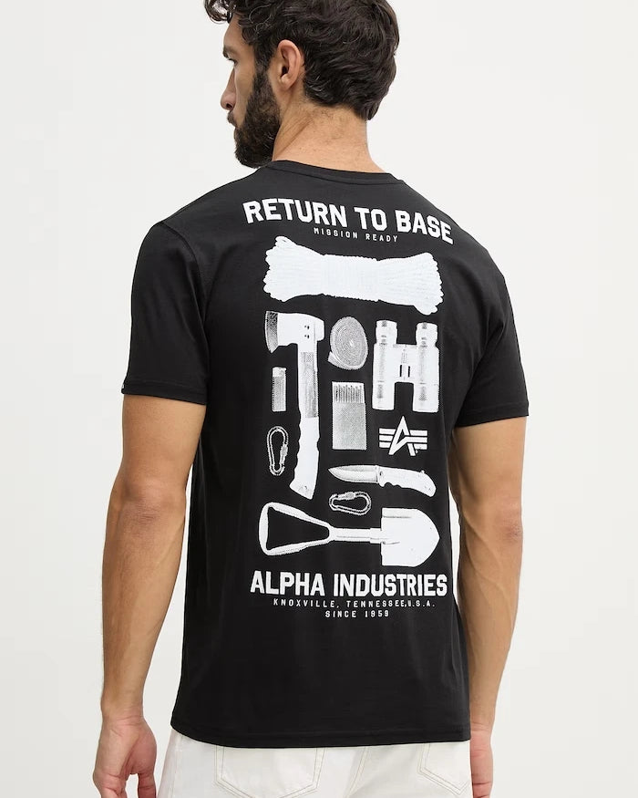 Alpha Industries Return To Base Pamuk Tişört