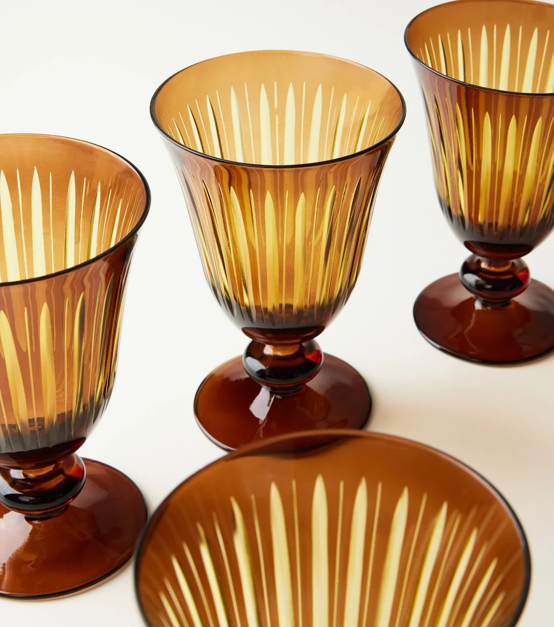 L'Objet - Prism set of 4 wine glasses