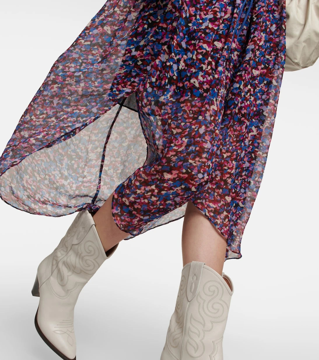Marant Etoile - Fadelo printed chiffon maxi dress