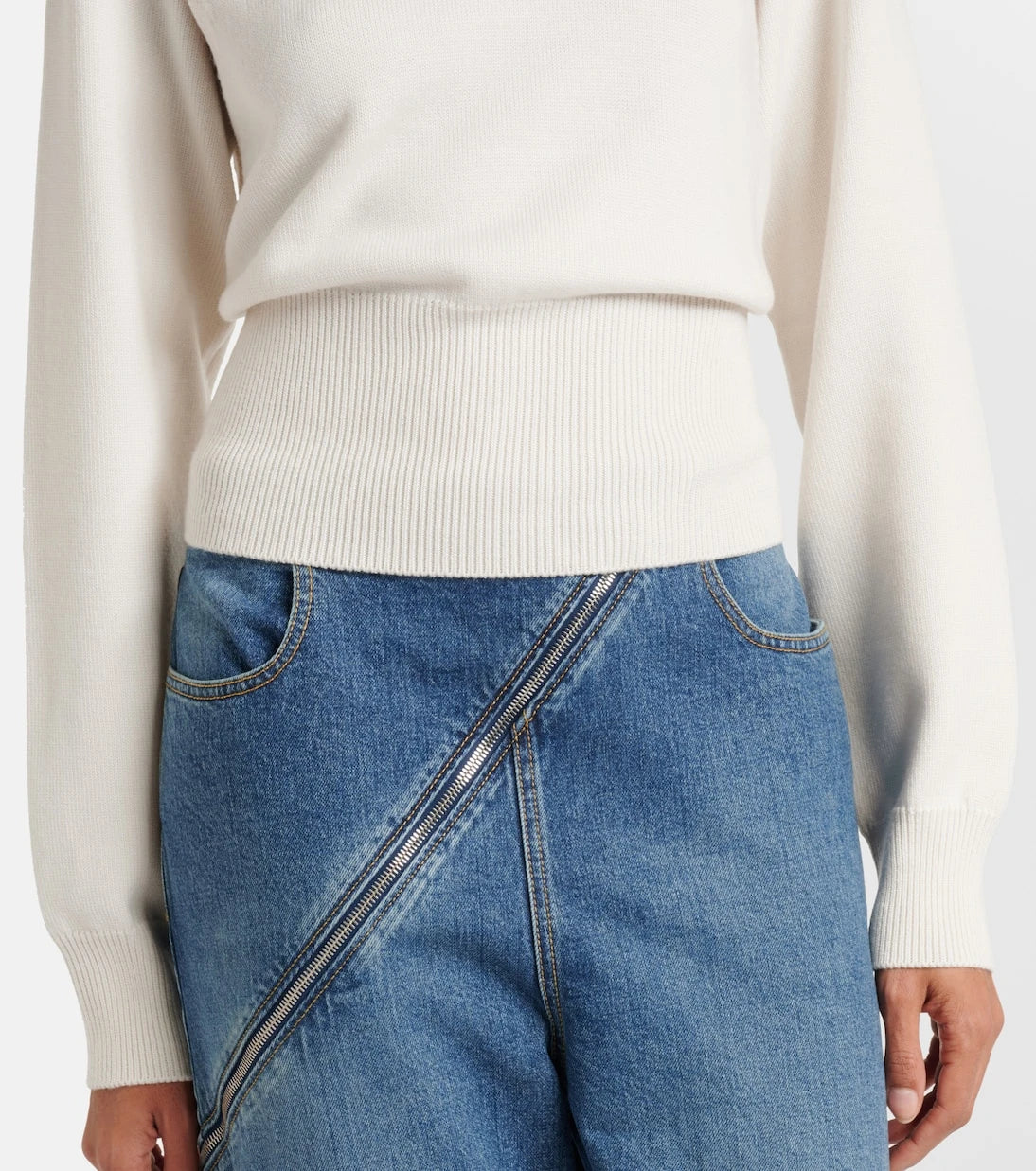Alaïa - Cutout wool sweater