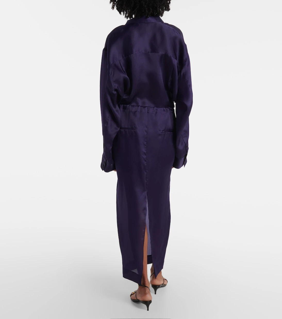 Khaite - Chenton silk organza maxi skirt