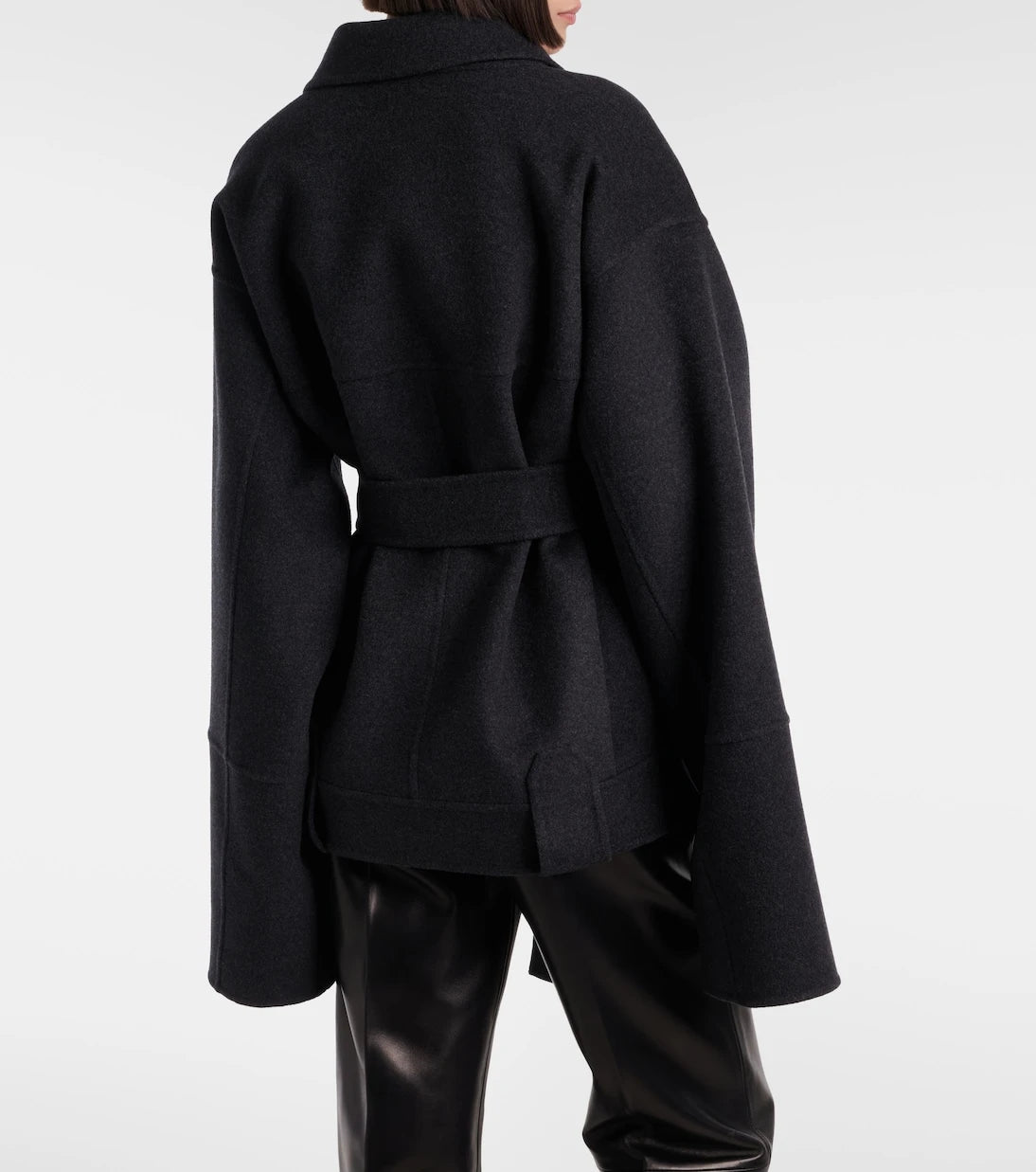 Khaite - Alder belted wool jacket