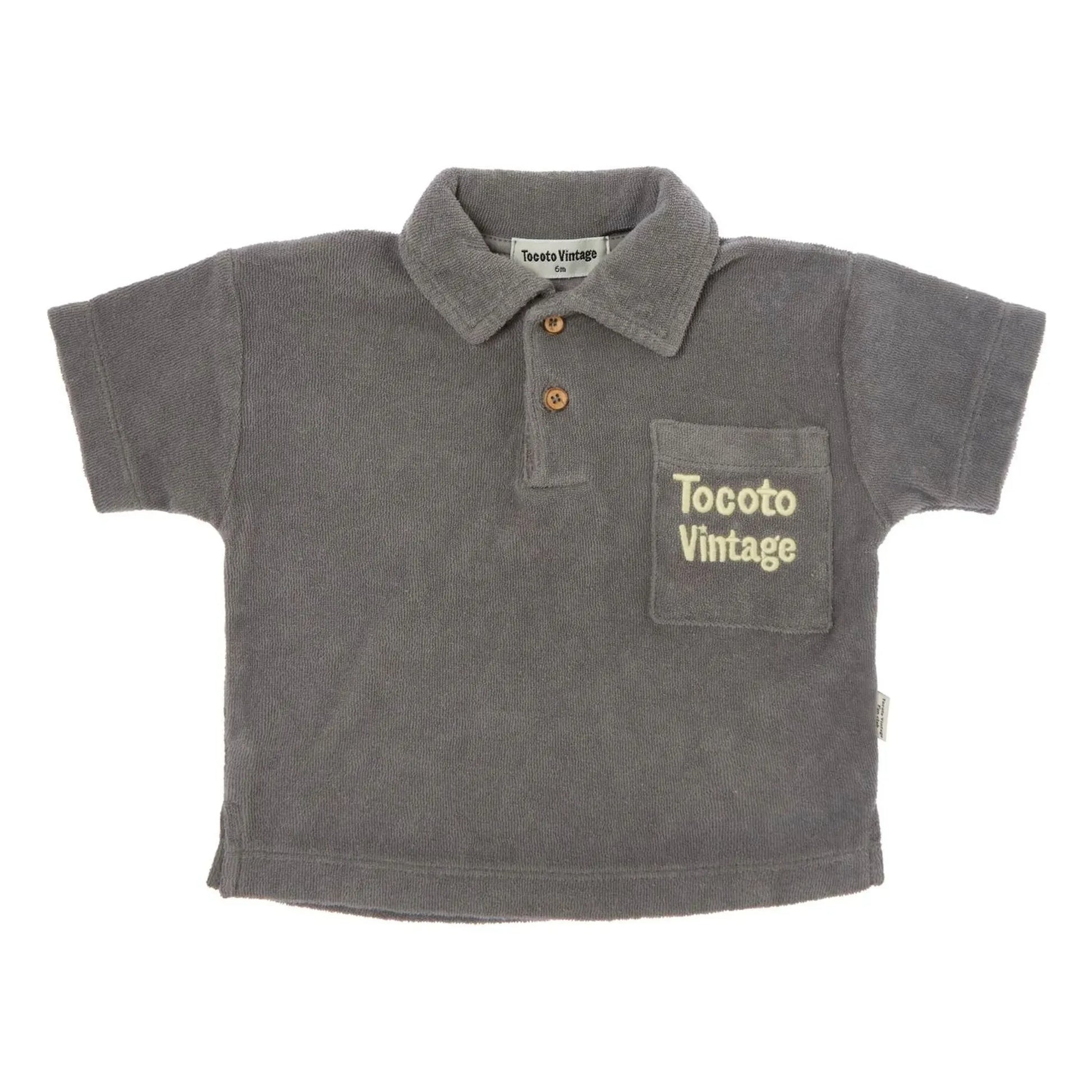 Tocoto Vintage - Sponge T-shirt | Charcoal grey
