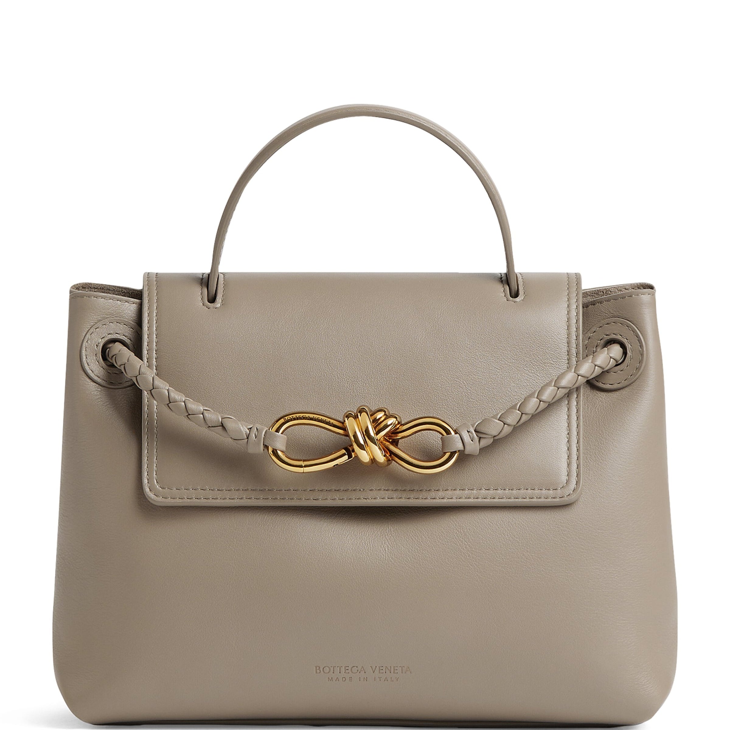 Bottega Veneta Grey Small Leather Ciao Ciao Tote Bag