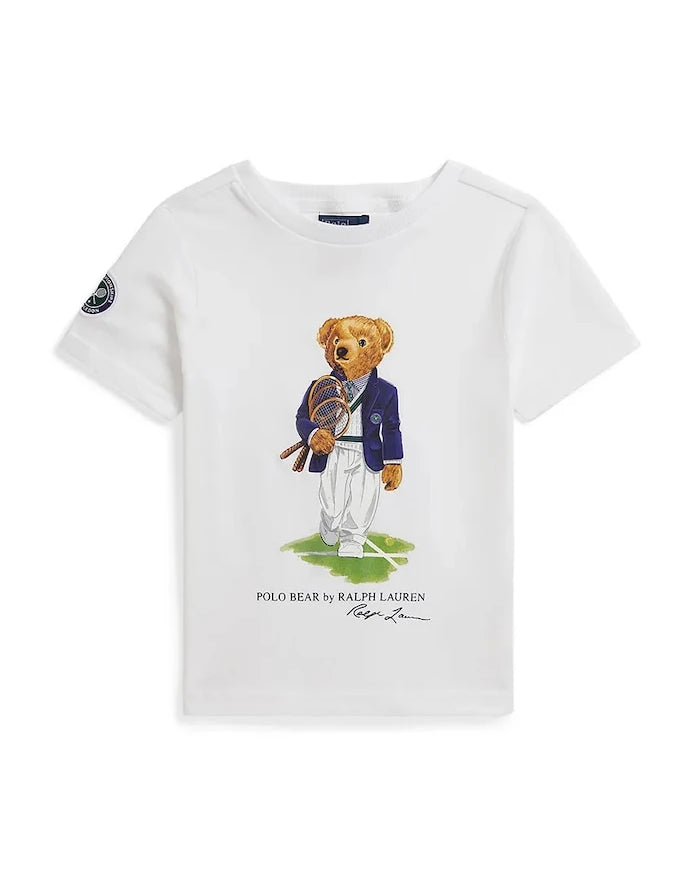 Polo Ralph Lauren çocuklar için pamuklu Wimbledon tişört