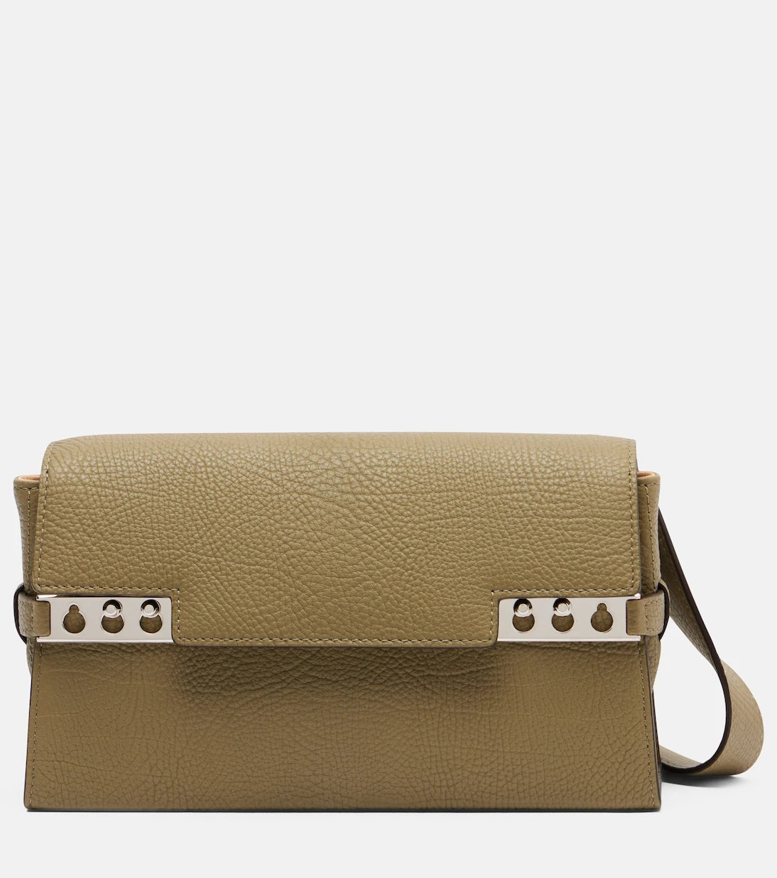 Delvaux - Tempête City Small leather crossbody bag