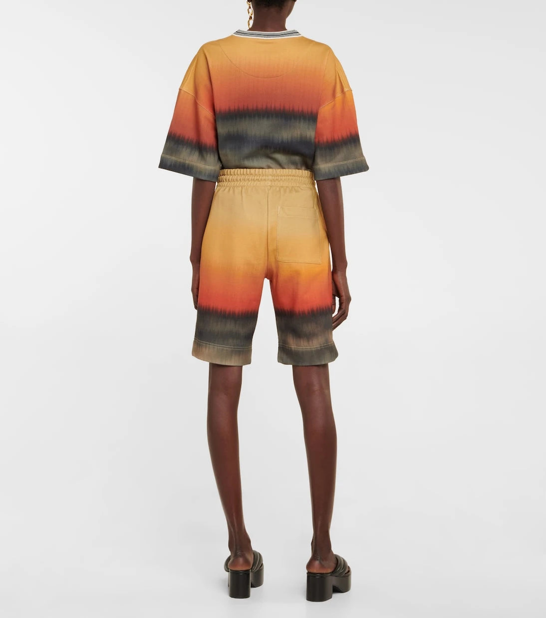 Dries Van Noten - Printed cotton jersey shorts