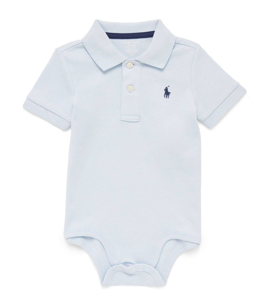 Ralph Lauren Kids Cotton Logo Bodysuit (3-24 Months)