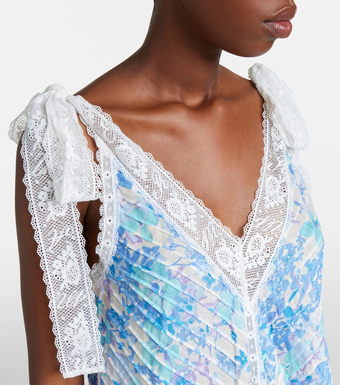 Zimmermann - Solstice Lantern floral cotton minidress