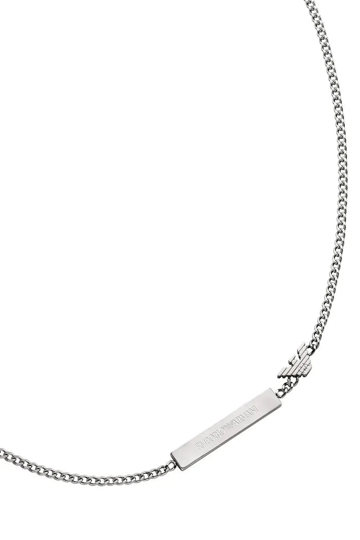 Emporio Armani Paslanmaz Çelik Erkek Kolye Eagle Logo