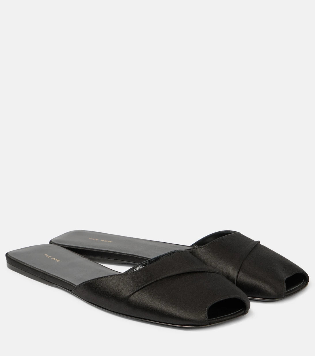 The Row - Milla satin slides