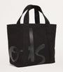 Harrods Black Mini Cotton Logo Tote Bag