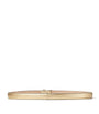 Jimmy Choo Gold Helina Mini Leather Belt