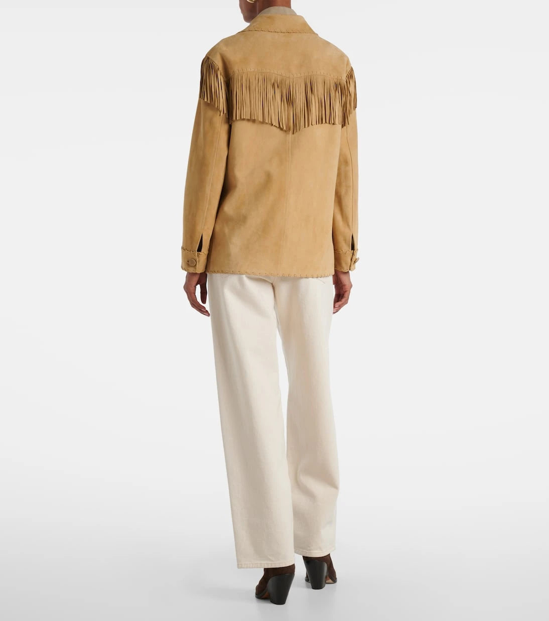 Ralph Lauren Collection - جاكيت رايلاند شمواه مزين بالأهداب