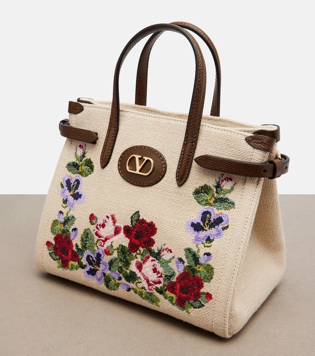 Valentino Garavani - Antibes Medium canvas top-handle bag