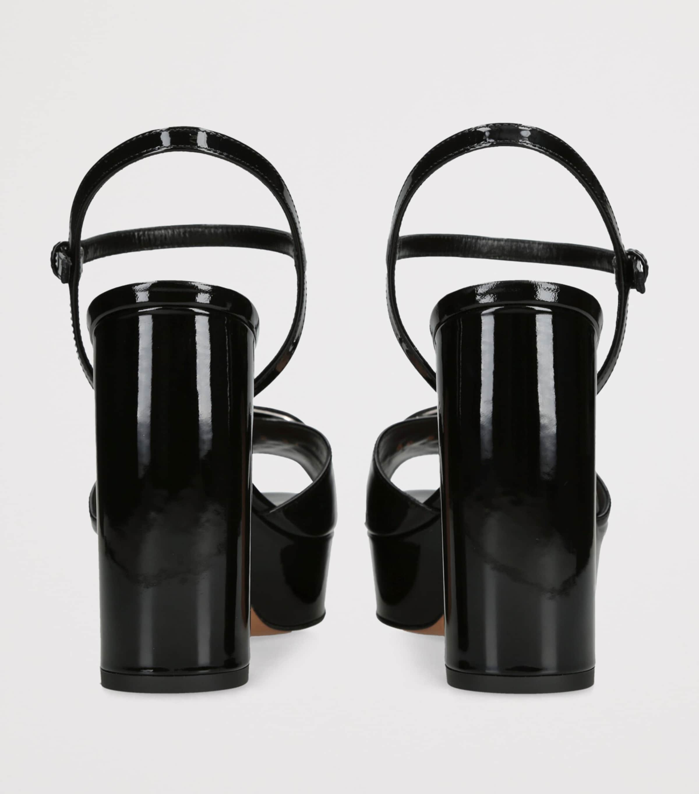 Valentino Garavani Leather VLogo Signature Platform Sandals 115