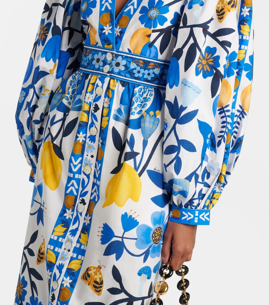 Farm Rio - Floral cotton maxi dress