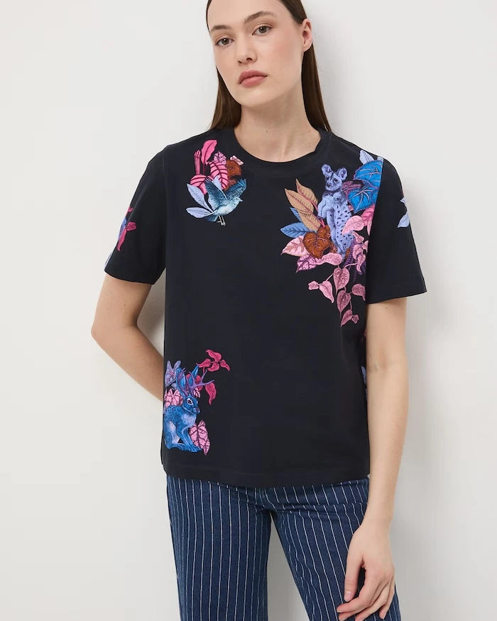 Medicine kadın pamuklu elastan tişört