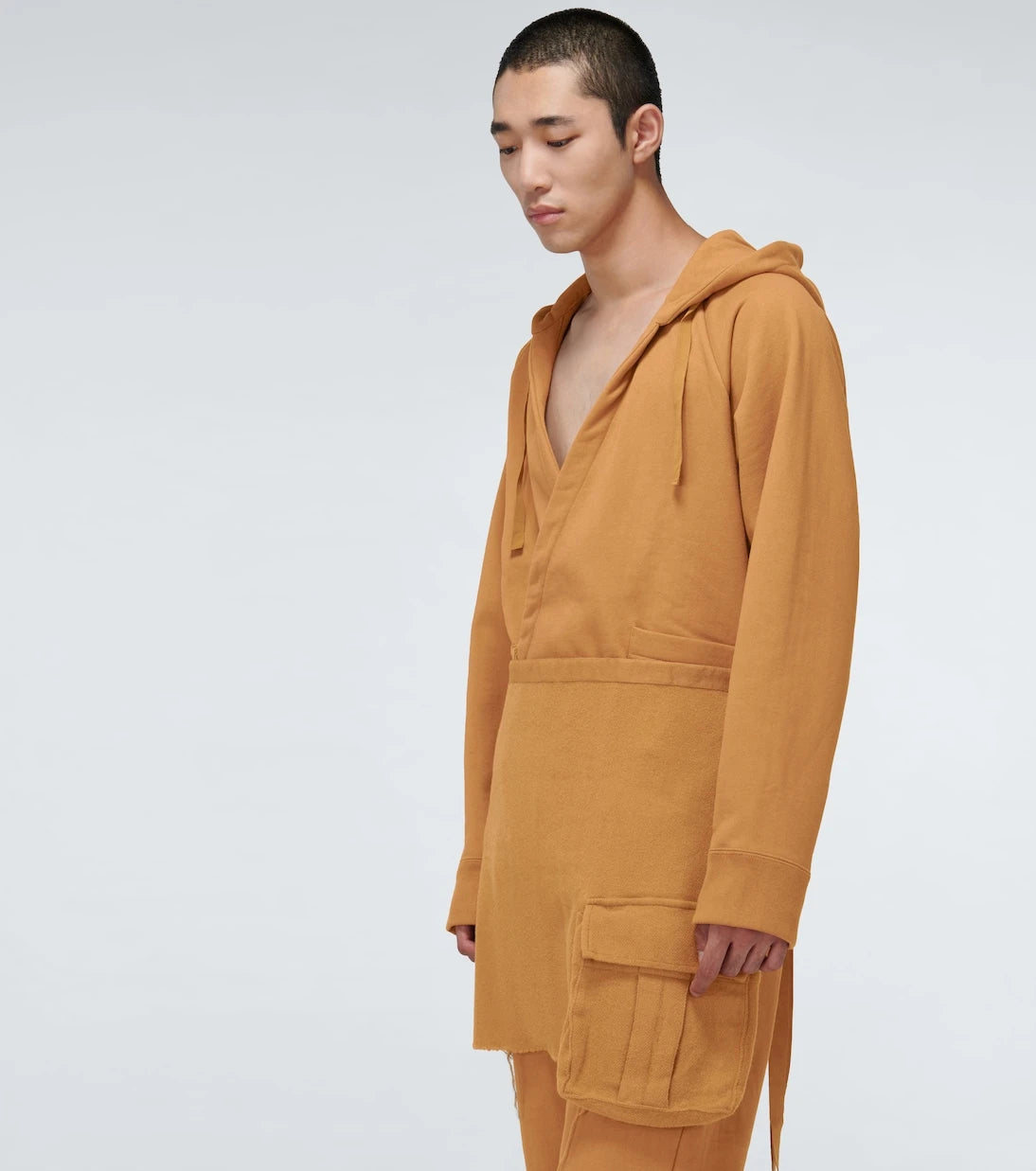 Undercover - Wool apron with pocket