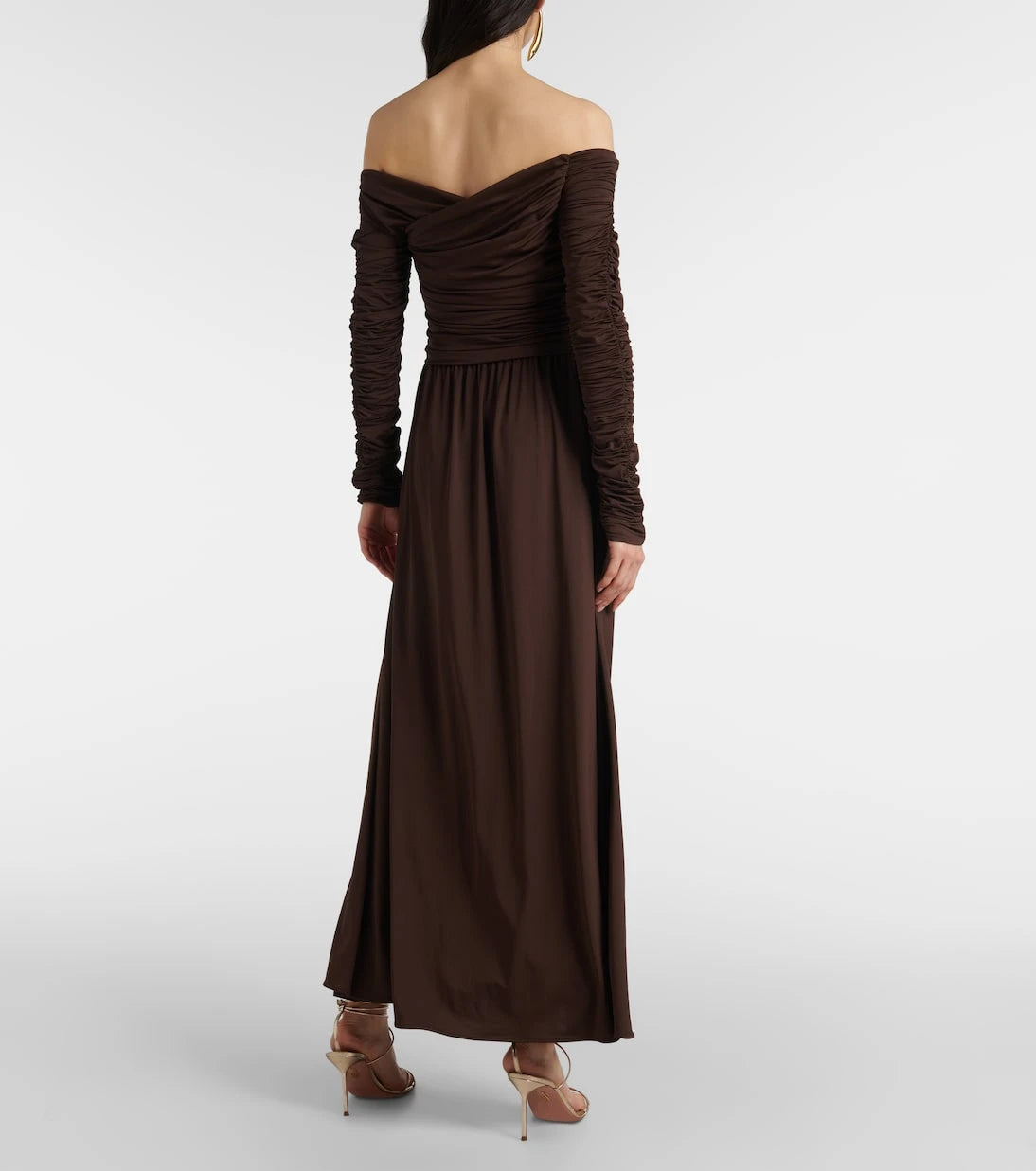 Altuzarra - Charlotte off-shoulder jersey maxi dress