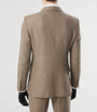 TOM FORD Beige Virgin Wool-Blend Sequinned Blazer