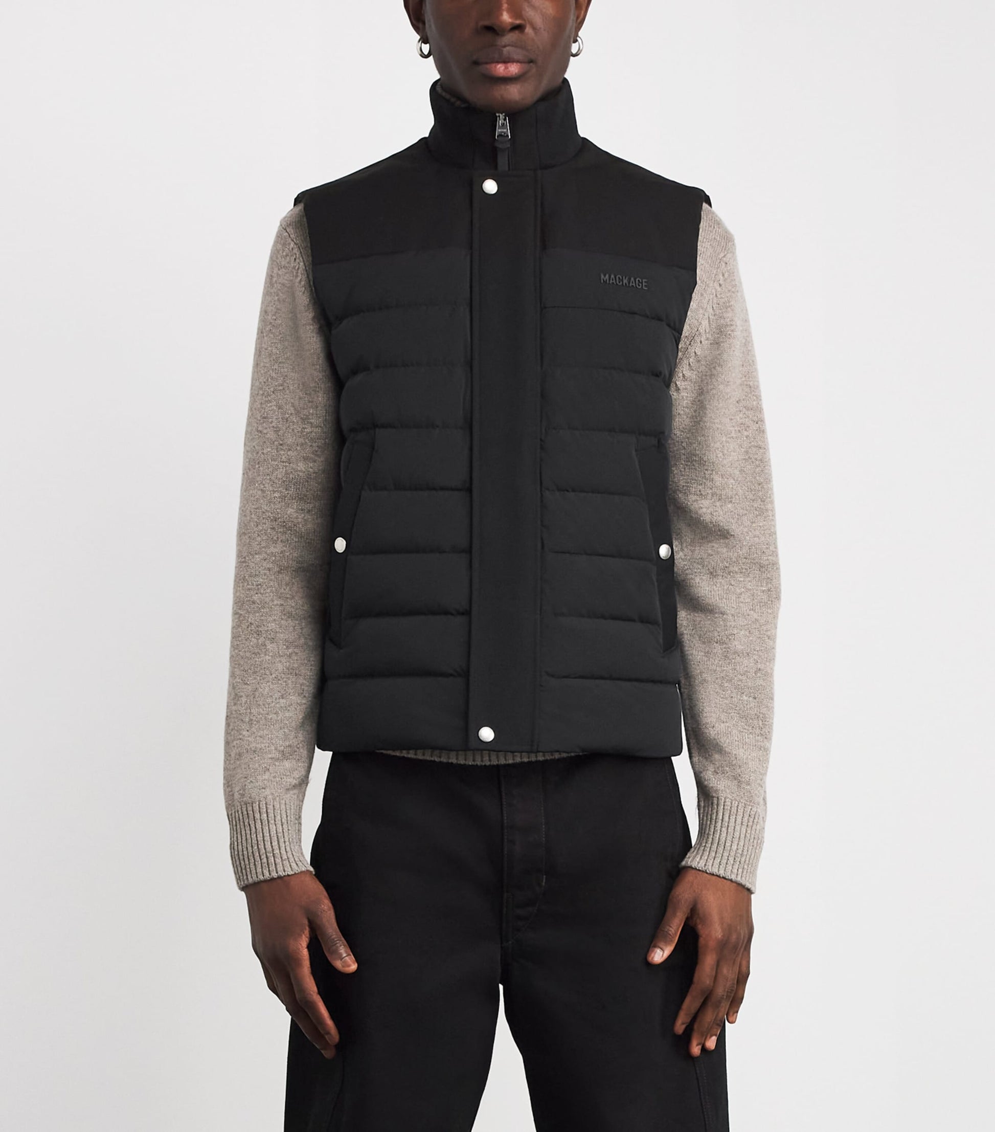 Black Down Brody Gilet