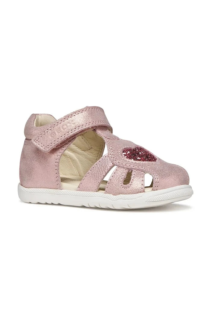 Geox kids' leather sandals SANDAL MACCHIA