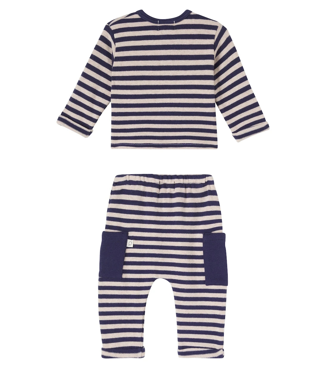 Cozmo - Baby cotton-blend sweater and sweatpants set
