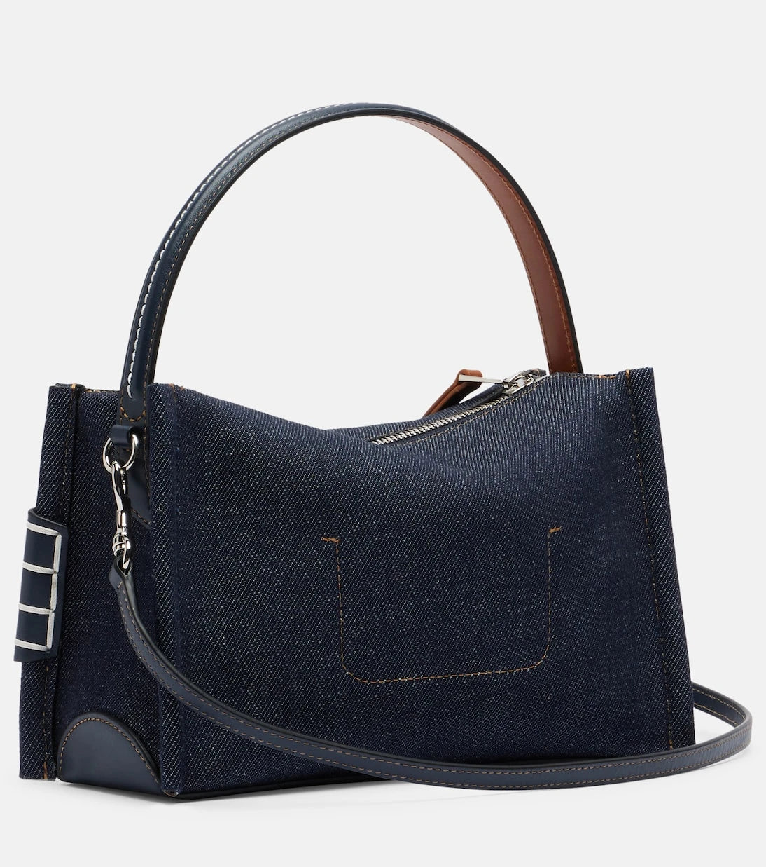 JW Anderson - Loafer Small denim shoulder bag