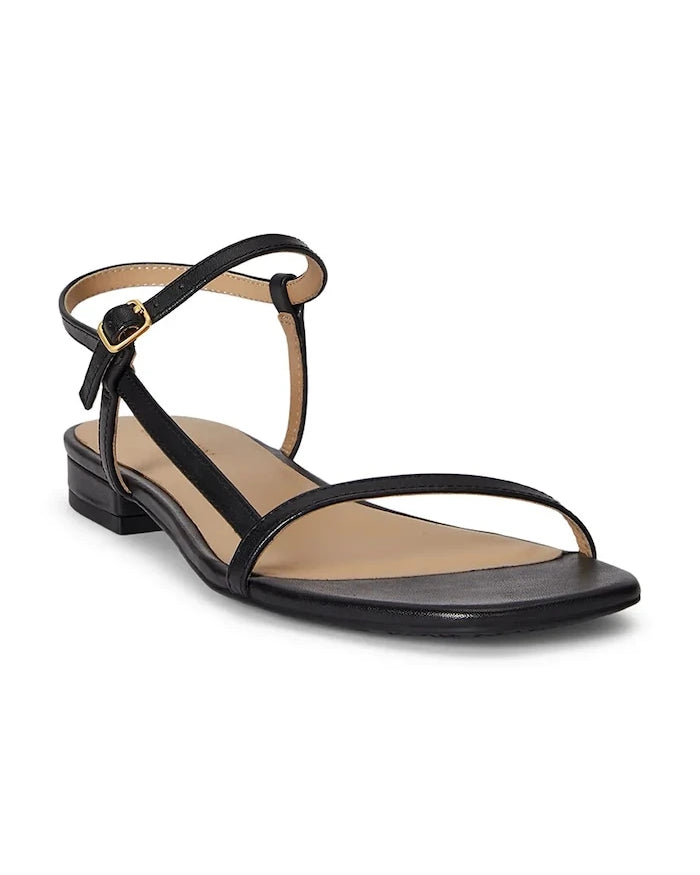Deri sandaletler Lauren Ralph Lauren Lainee